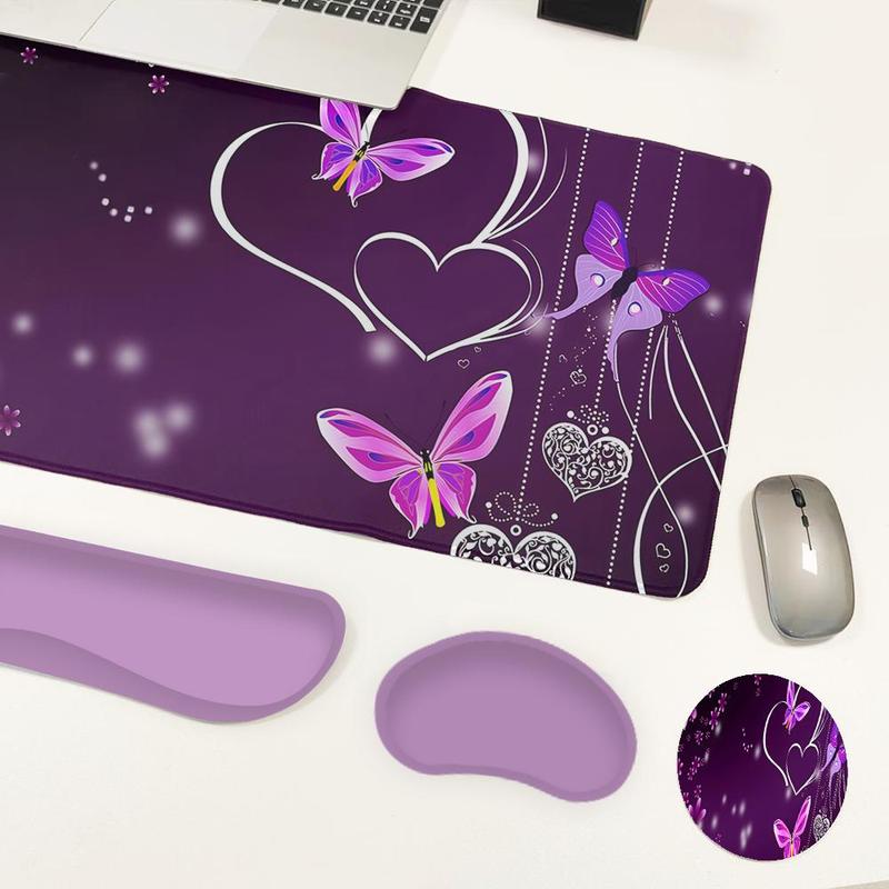 Tradescantia Purple - CIFBUY Abstract Paars Art 4-in-1 Muismat