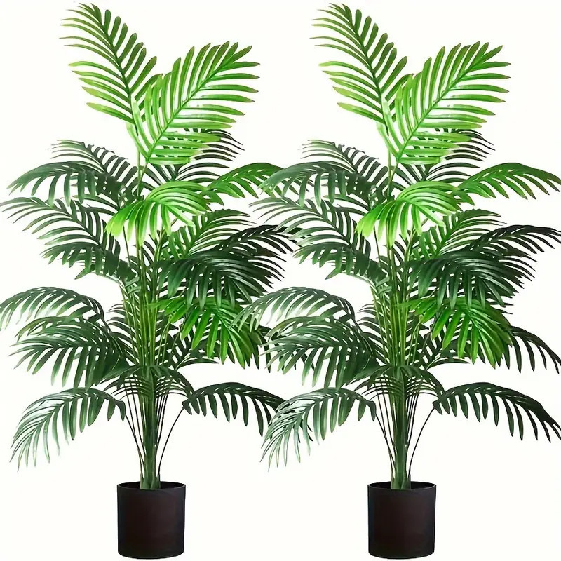 Dracaena Marginata - 24-bladeren Areca Palm kunstplanten Bomen in