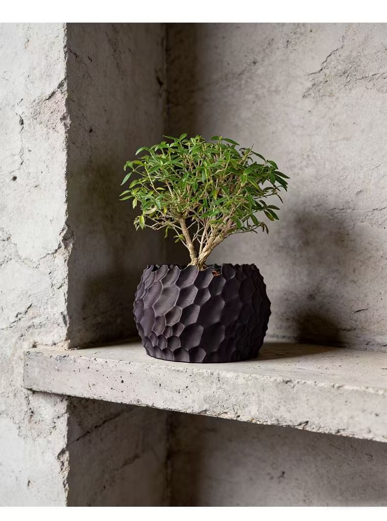 Gestructureerde bloempot met o - Aloe Vera Pot recensie en prijs
