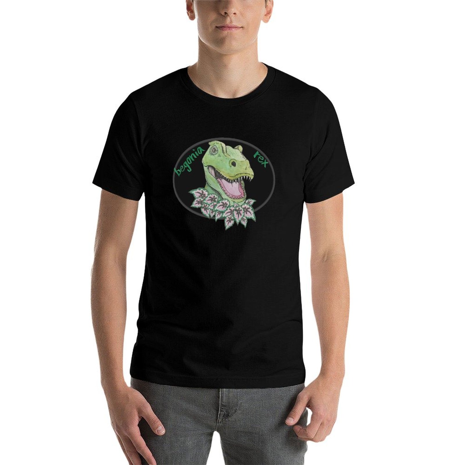T rex begonia T-shirt Casual a - Begonia Rex recensie en prijs